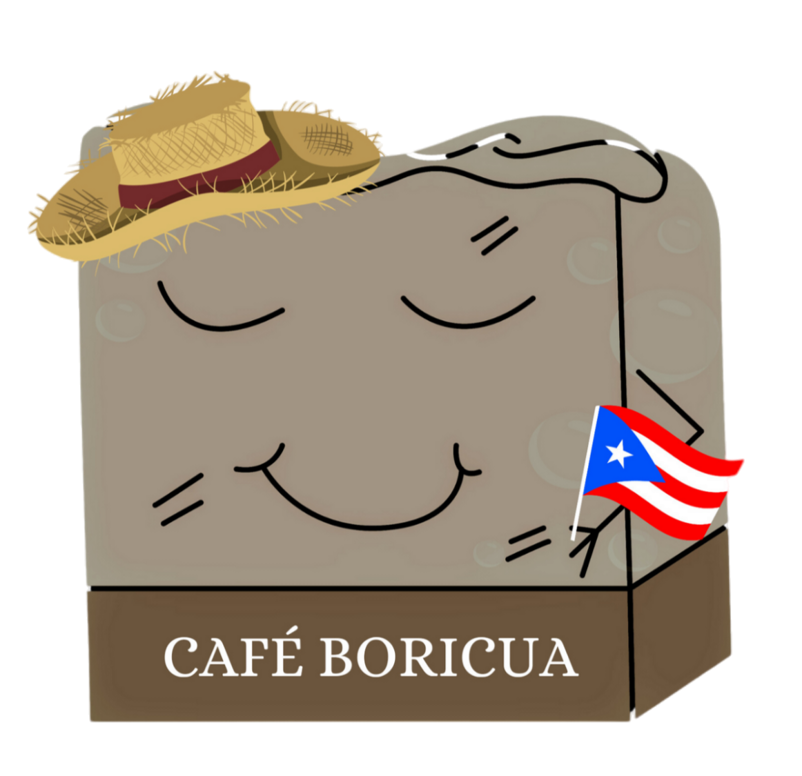 BARRA DE JABÓN DE CAFÉ PUERTORRIQUEÑO