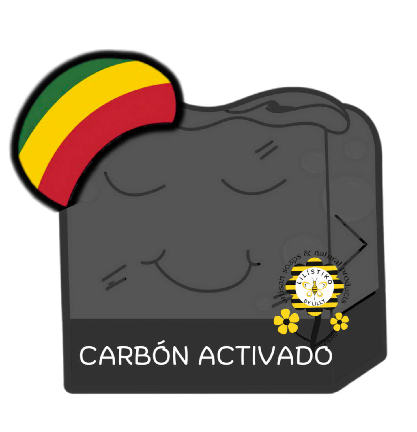 JABÓN CARBÓN ACTIVADO y ACEITE ESENCIAL DE TEA TREE
