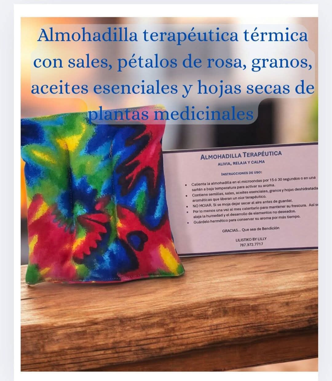 ALMOHADILLA TERAPÉUTICA TÉRMICA ECOLÓGICA